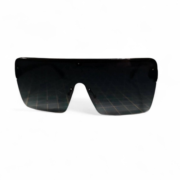 dark brown rectangular sunglasses - Picture 1 of 7